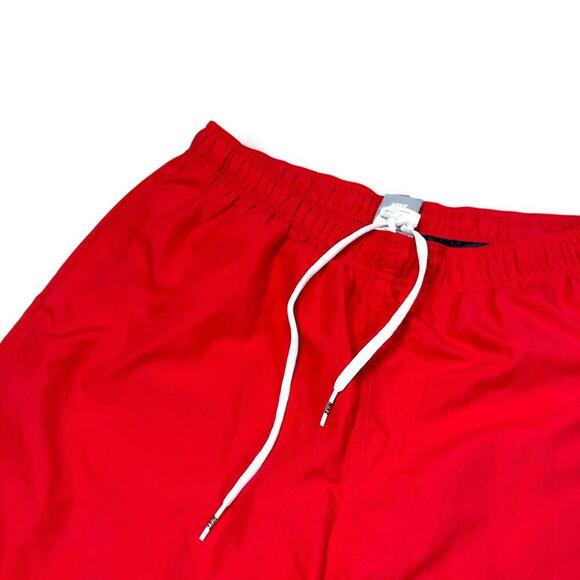 Nike Red Swim Trunks Men’s Size L Mesh Lined Board Shorts Drawstring Y2K Casual - Picture 5 of 11